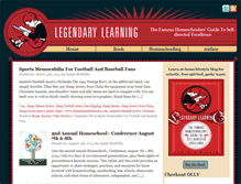 Tablet Screenshot of legendarylearningnow.com